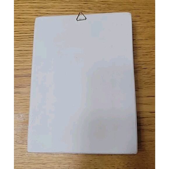 Vintage Greece Santorini Blue Door Ornamental Wall Plaque Ceramic Handcrafted - Picture 4 of 9